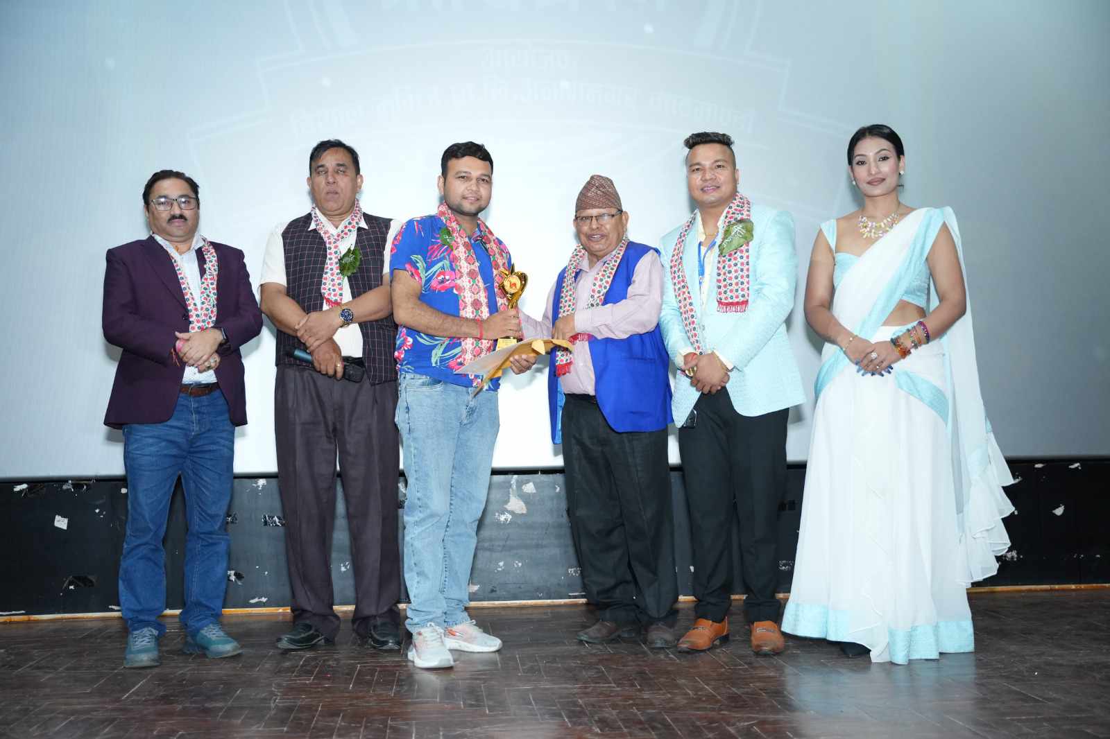 bhuban k pokharel got award