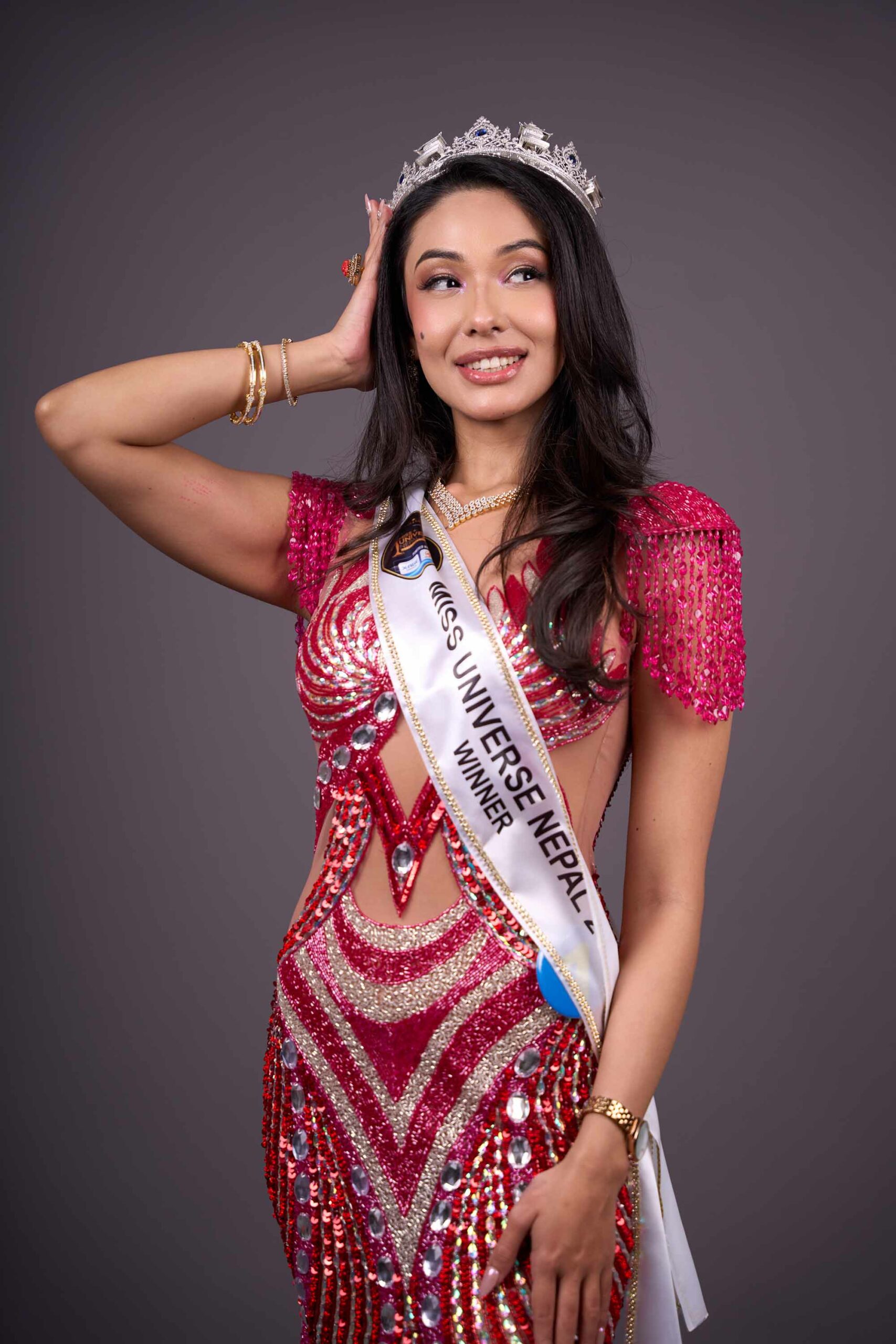 Sanya ADhikari, Miss universe nepal 2025 winner
