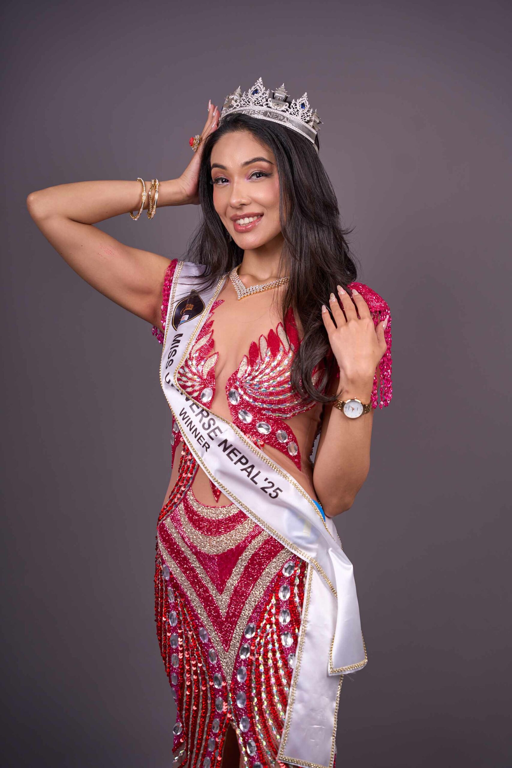 Sanya ADhikari, Miss universe nepal 2025 winner