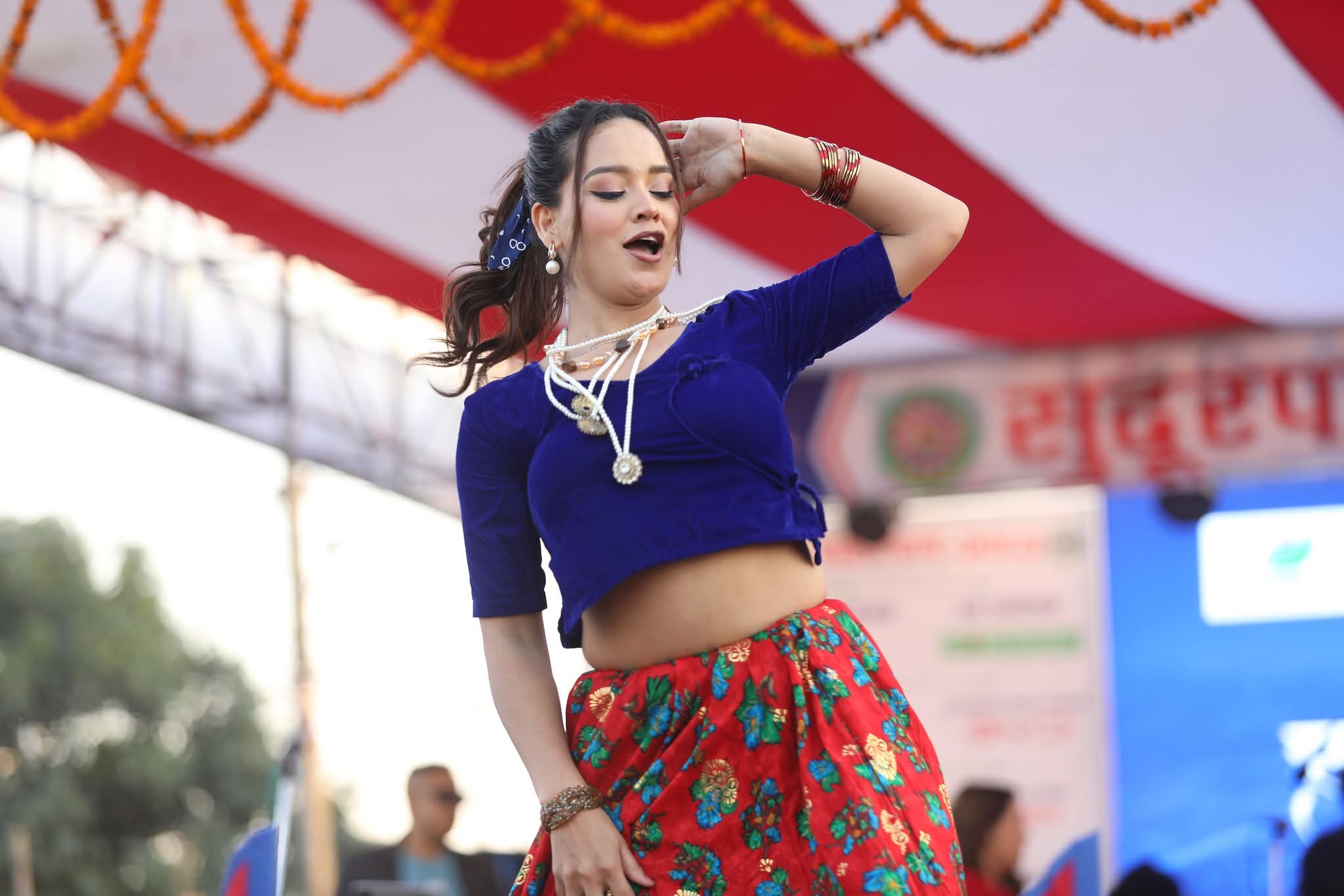 actress Sneha Joshi in sudurpaschim mahotsab
